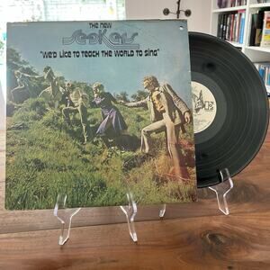 The New Seekers We'd Like To Teach The World To Sing LP 1971 Elektra 74115 Promo